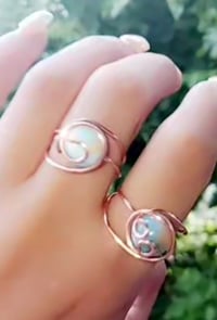 Jade Copper ring