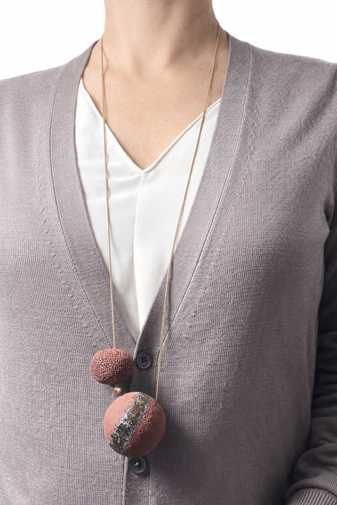 Image of Collana Due Sfere – Reef Linea Intarsi