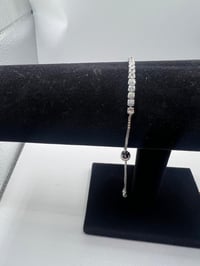 Image 2 of Diamanté string bracelet