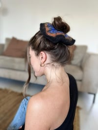 Image 1 of Earthy Knitted Hair Scrunchie 
