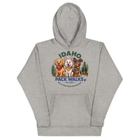Image 2 of Idaho Pack Walks Hoodie (Front Logo, Light Colors)