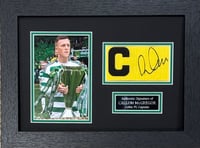 Signed Framed Callum McGregor Captain Armband Display #2