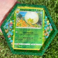 Image 1 of Eldegloss Pokémon Card Raised Coaster