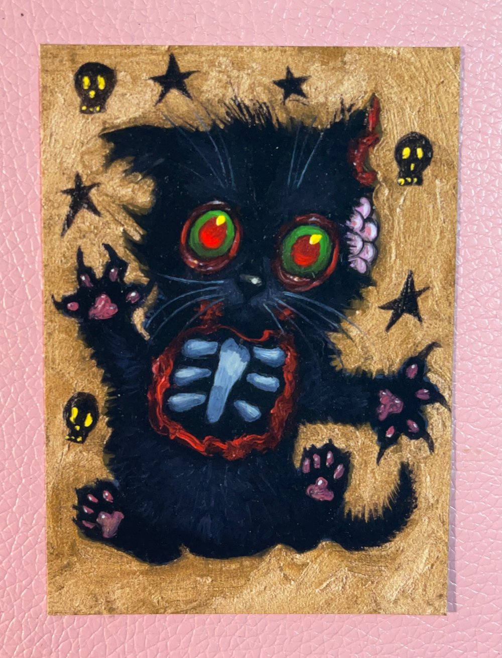 Image of "Zombie Kitten" Print