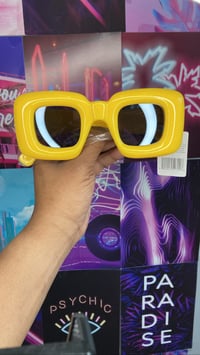 Yellow Chunky Sunglasses 