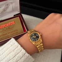 Image 4 of Vintage Dufonte Lucien Piccard Watch 🖤✨- With Original Box