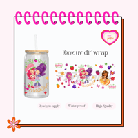 Bitty Girls Shortcake UV DTF Cup wrap