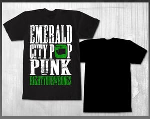 Image of Emarld City Pop Punk T-Shirt "Black" (ON SALE)