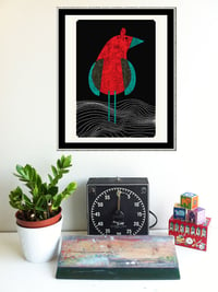 Image 2 of Seabird Silkscreen Art Print - SOLD OUT