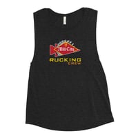 Ladies’ Muscle Tank: Black Heather