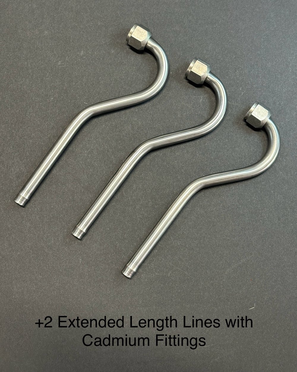 Low Profile Oil Lines - +2" Extended Length