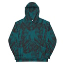 Image 2 of NAMELESS TEAL ALLOVER HOODIE