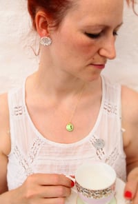 Image 4 of cup and saucer necklace