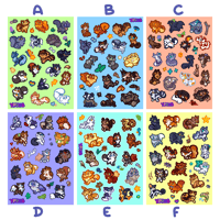 Image 3 of TINY WARRIORS Clear Sticker Sheets