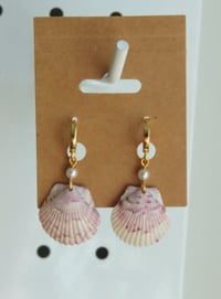 Image 2 of Scallop Shell Earrings