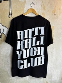 Image 2 of ANTI KALI YUGA CLUB /Shirt (Black/White)