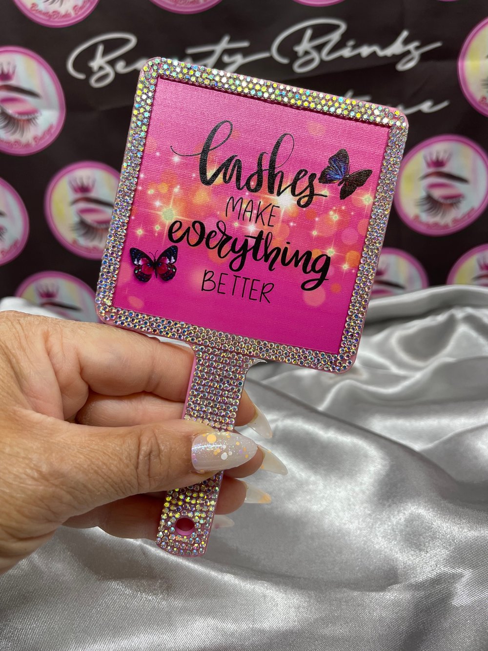 Bling mini mirrors