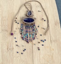 Image 5 of Purple Lepidolite Cabochon Necklace