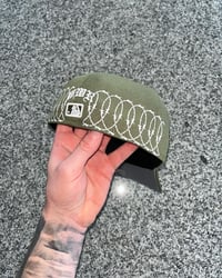 Image 4 of OLIVE LA DODGERS CUSTOM FITTED CAPS