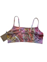 Image 4 of L (38) Bralette in Tropical Geode Ice Dye