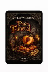 Image 1 of "Peach Funeral" oil 