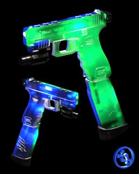 Image 1 of 1of1 G-19 Lamp (Green & Blue) 