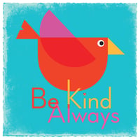 Image 1 of Be Kind Always Bird Art Print (Blue) 