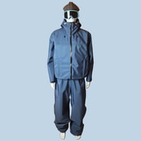Image 7 of DENIM BLUE EXTRA-BAGGY TECH LIZARD PANTS