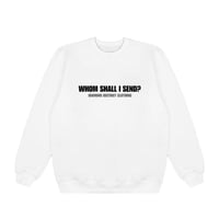 Image 1 of Send me crewneck white/black