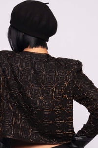 Image 3 of Vintage Cropped Beaded Jacket