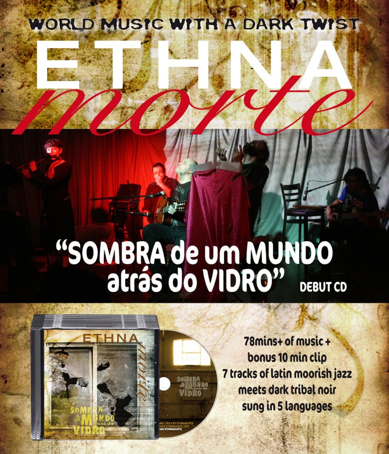 Image of "Sombra de um Mundo atras do Vidro" debut CD (physical or download)