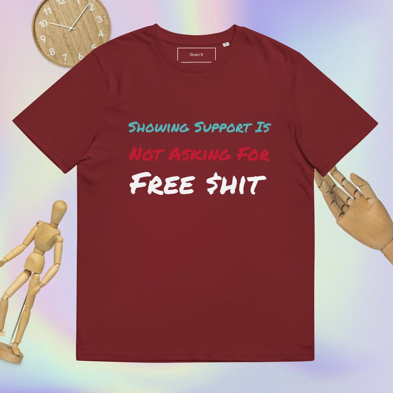 Free $hit Unisex Organic Cotton T-shirt Image 5