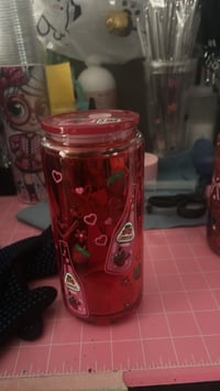 Jaritos glass snowglobe tumbler 