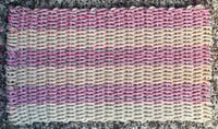 Image 4 of Red & Peach - Two Tone - 35 Fathom - Lobster Rope Mat
