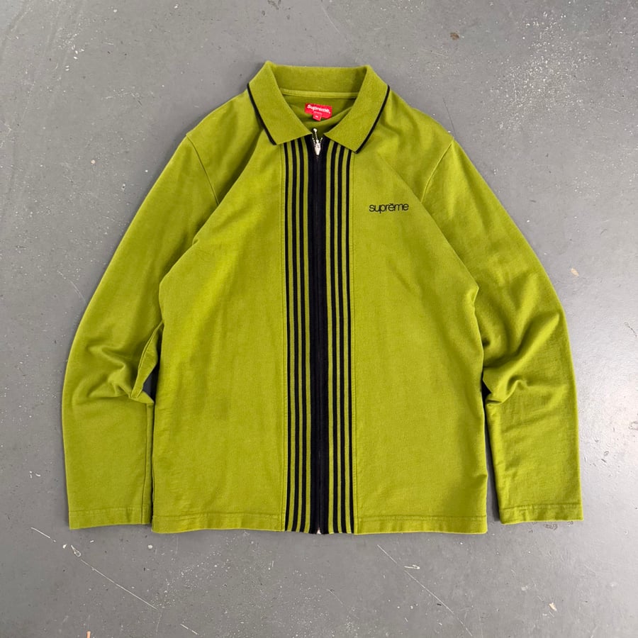 Image of Supreme Polo Zip Jacket, size medium