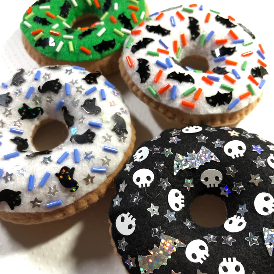 Image of halloween donuts (larger)
