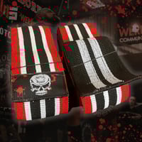 Blood & Black Knee Wraps