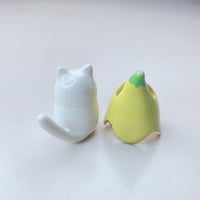 Image 5 of Banana cat ceramic figurine #2