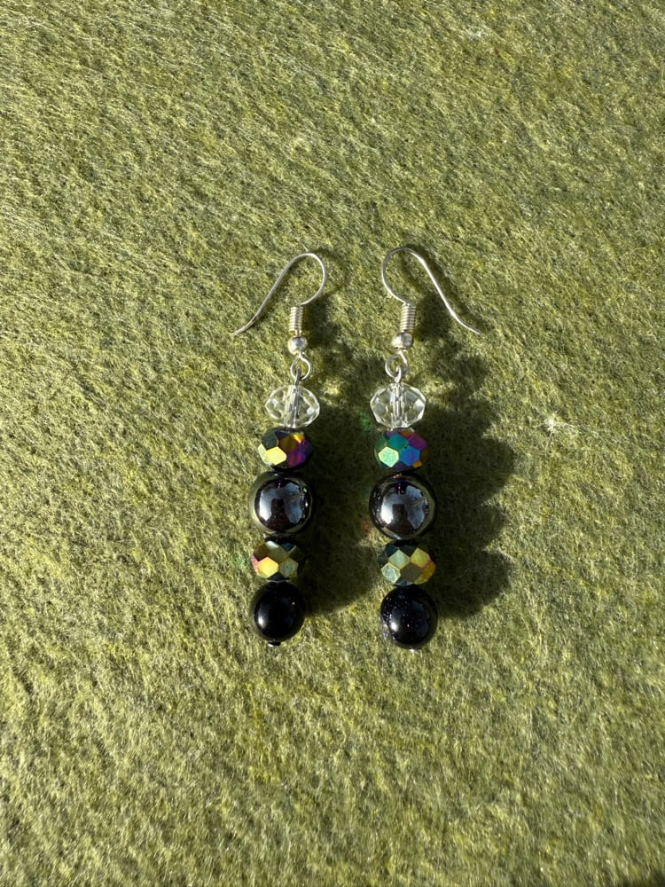 Image of 🖤✨🖤 Emo vibe earrings ✨🖤✨