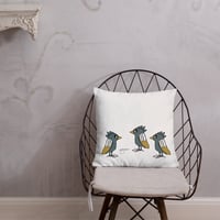 Image 3 of Premium Pillow 18x18 Bird 3