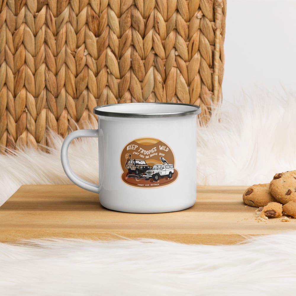 Image of Keep Troopies Wild 70 + 40 Enamel Mug