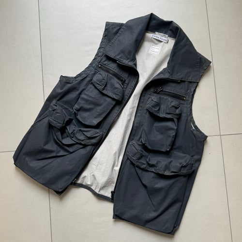 Image of Unreleased Sample SS 1995 Stone Island Multpocket Parachute Vest, Size Large