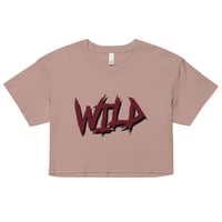 Image 3 of WILD Crimson Crop T