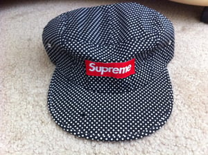 Image of SUPREME SNAPBACK 5 PANEL HAT POLKA