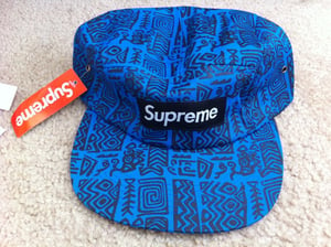 Image of SUPREME SNAPBACK 5 PANEL HAT AZTEC