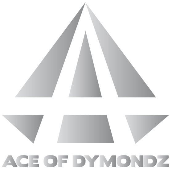 Image of ACE OF DYMONDZ VINYL DIE CUT LOGO DECALS