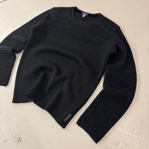 Image of 2000s Armani Jeans Ribbed Sweatshirt, Size medium