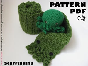 Image of Scarfthulhu Cthulhu Scarf - CROCHET PDF PATTERN