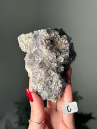 Image 1 of FAIRY HOLES POCKET CUBIC FLUORITE -LADY ANNABELLA MINE UK- C