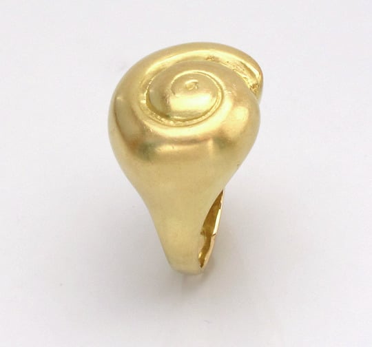 snail shell ring